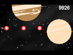 天体を壊すシューティング　ガス惑星