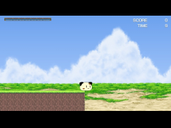 崖を渡るだけ