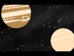 天体弾幕　ガス惑星