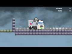 スーパーマリモ　トラック大暴走