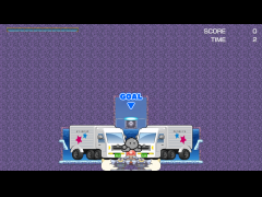 トラックに挟まれた！