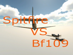 Spitfire VS Bf109　空中戦　Sample