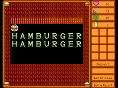 タイピング風WWA『ハンバーガー』