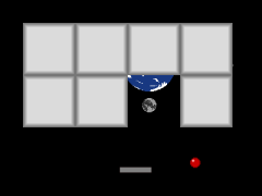 天体大きさ比較ブロック崩し！　地球型惑星