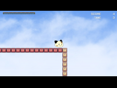 ミケ　危ない橋を渡る