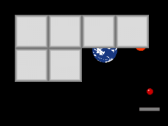 天体大きさ比較ブロック崩し！　岩石惑星