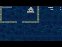 メテオ（隕石）の流星群回避