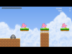 レトロなメテオのアクションゲーム２